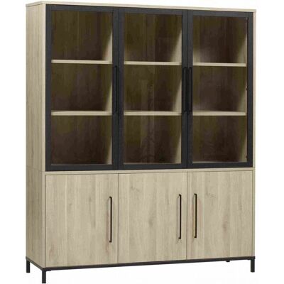Vitrinekast Bridge Groot - Lamulux - Fresh oak - Maxfurn Fresh oak Vitrinekast Bridge Groot - Lamulux - Fresh oak - Maxfurn Fresh oak