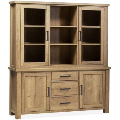 Vitrinekast Newcastle Groot - Lamulux - Barley - Maxfurn Barley Vitrinekast Newcastle Groot - Lamulux - Barley - Maxfurn Barley