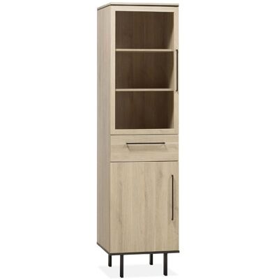 Vitrinekast Santorini - Lamulux - Fresh oak - Maxfurn Fresh oak Vitrinekast Santorini - Lamulux - Fresh oak - Maxfurn Fresh oak