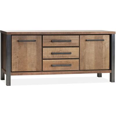 Dressoir Kinga - Klein - Lamulux - Old teak - Maxfurn Old teak Dressoir Kinga - Klein - Lamulux - Old teak - Maxfurn Old teak
