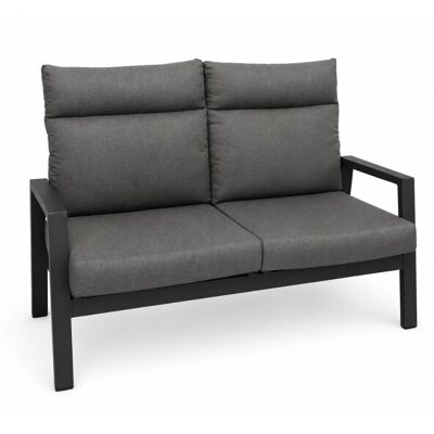 Loungebank Exome – Antraciet – Aluminium – 2-zits bank – Verstelbaar – Qopps Antraciet Loungebank Exome – Antraciet – Aluminium – 2-zits bank – Verstelbaar – Qopps Antraciet