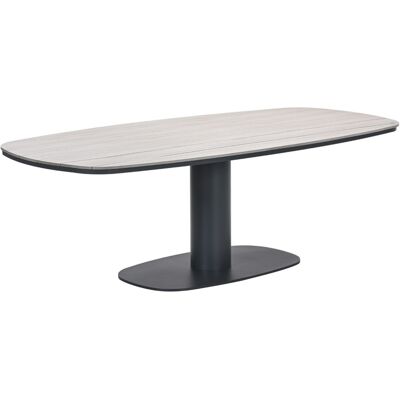 Tuintafel Newton / Leona - ovaal - 230 x 110 cm - carbon black - Garden Impressions Tuintafel Newton / Leona - ovaal - 230 x 110 cm - carbon black - Garden Impressions