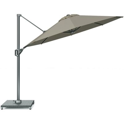 Zweefparasol Voyager T¹ - Taupe - Ø3 Meter - Rond - Platinum Taupe Zweefparasol Voyager T¹ - Taupe - Ø3 Meter - Rond - Platinum Taupe