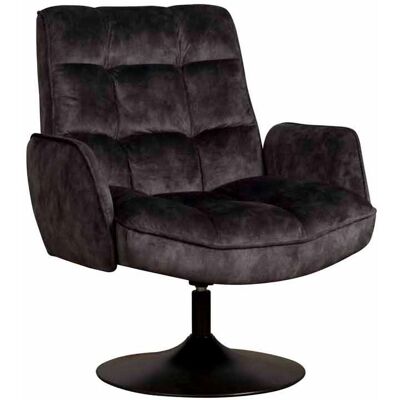 Fauteuil Tropea - Adore - Dark Grey - Tower Living Antraciet Fauteuil Tropea - Adore - Dark Grey - Tower Living Antraciet