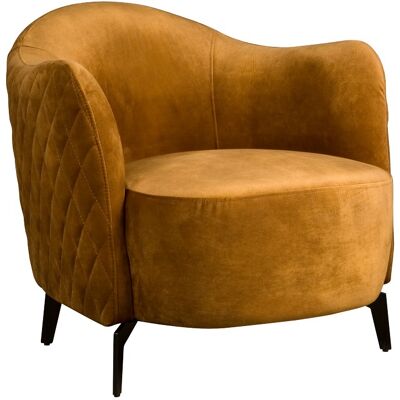 Fauteuil Bondo - Fluweel - Goud - Tower Living Goud Fauteuil Bondo - Fluweel - Goud - Tower Living Goud