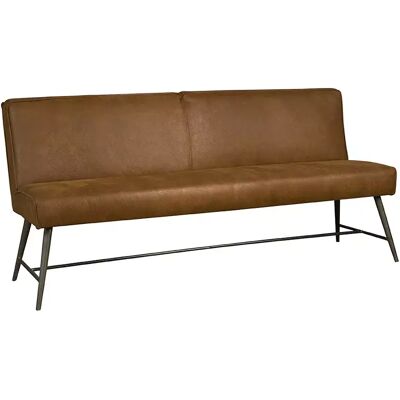 Eetkamerbank Belmonte - Microvezel - Cognac - 155 cm - Tower Living Cognac Eetkamerbank Belmonte - Microvezel - Cognac - 155 cm - Tower Living Cognac