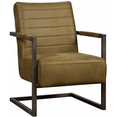 Fauteuil Rocca - Microleder Bull - Groen - Tower Living Groen Fauteuil Rocca - Microleder Bull - Groen - Tower Living Groen