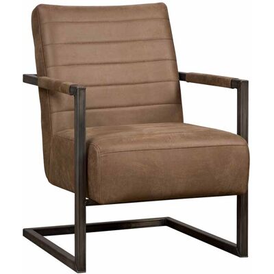 Fauteuil Rocca - Microleder Bull - Bruin - Tower Living Bruin Fauteuil Rocca - Microleder Bull - Bruin - Tower Living Bruin