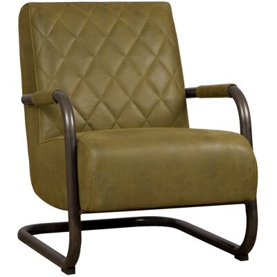 Fauteuil Civo - Microleder - Groen - Tower Living Groen Fauteuil Civo - Microleder - Groen - Tower Living Groen