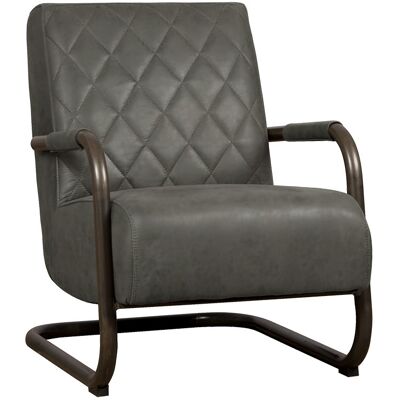 Fauteuil Civo - Microleder - Antraciet - Tower Living Antraciet Fauteuil Civo - Microleder - Antraciet - Tower Living Antraciet