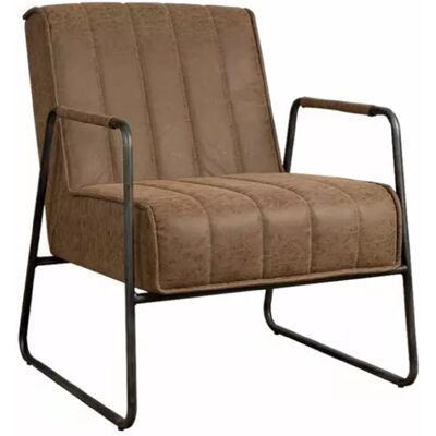 Fauteuil Santo - Miami Leer - Bruin - Tower Living Bruin Fauteuil Santo - Miami Leer - Bruin - Tower Living Bruin