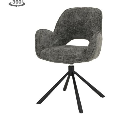 EetkamerstoeI Isola - Stof Haga - Charcoal - Tower Living Antraciet EetkamerstoeI Isola - Stof Haga - Charcoal - Tower Living Antraciet