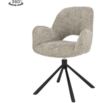EetkamerstoeI Isola - Stof Haga - Beige - Tower Living Beige EetkamerstoeI Isola - Stof Haga - Beige - Tower Living Beige