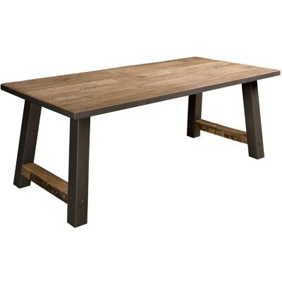 Eettafel Nano - Salhout - Bruin - 240 cm - Tower Living Bruin Eettafel Nano - Salhout - Bruin - 240 cm - Tower Living Bruin
