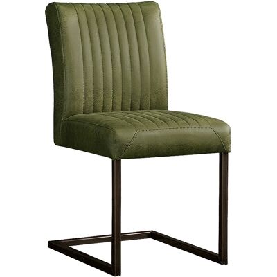 Eetkamerstoel Ferro - Microvezel - Groen - Tower Living Groen Eetkamerstoel Ferro - Microvezel - Groen - Tower Living Groen