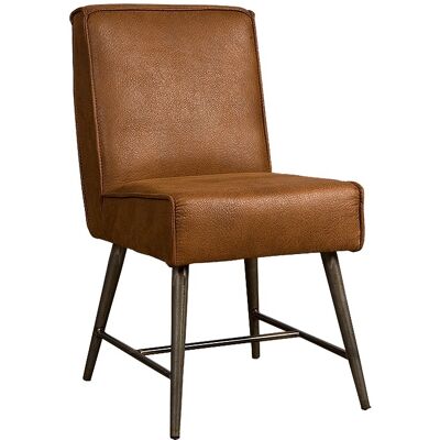 Eetkamerstoel Belmonte - Microvezel - Cognac - Tower Living Cognac Eetkamerstoel Belmonte - Microvezel - Cognac - Tower Living Cognac