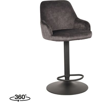 LABEL51 - Fender - Antriet - Velours - Barkruk LABEL51 - Fender - Antriet - Velours - Barkruk