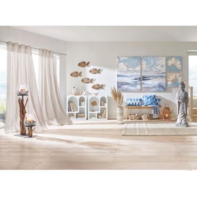 HEINE HOME Goud Blauw Kunstdruk - Afbeelding HEINE HOME Goud Blauw Kunstdruk - Afbeelding
