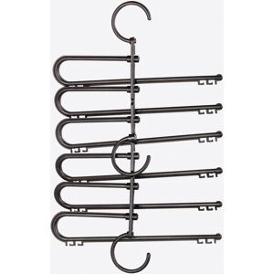 HEINE HOME Zwarte kunststof Kleerhanger 3cm x 53cm x 34cm - Kledinghanger HEINE HOME Zwarte kunststof Kleerhanger 3cm x 53cm x 34cm - Kledinghanger