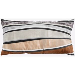 Bedtextiel 135x200 cm + 80x80 cm cognac/ecru bedrukt unisex Bedtextiel 135x200 cm + 80x80 cm cognac/ecru bedrukt unisex