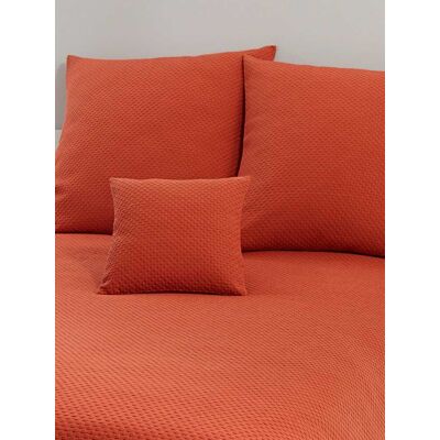 PEREIRA DA CHUNA Oranje Wafel Katoenen Donsdeken - 140x210cm PEREIRA DA CHUNA Oranje Wafel Katoenen Donsdeken - 140x210cm