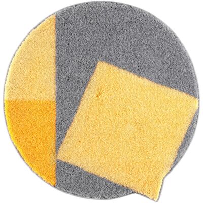 Grund Gele Rechthoekige Badmat - Badproduct Grund Gele Rechthoekige Badmat - Badproduct