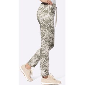 Heine 34 Kaki Gebreide Broek - Broek Heine 34 Kaki Gebreide Broek - Broek