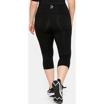 SHEEGO Grote Maten Sportbroek - Zwart 3/4 SHEEGO Grote Maten Sportbroek - Zwart 3/4