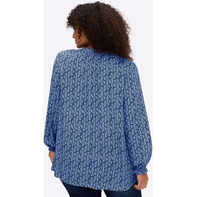 Tuniek 40 jeansblauw gedessineerd Dames Tuniek 40 jeansblauw gedessineerd Dames