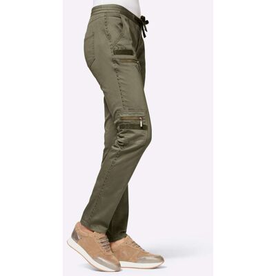 Heine 17 Groen 5-Pocket Broek - Broeken Heine 17 Groen 5-Pocket Broek - Broeken
