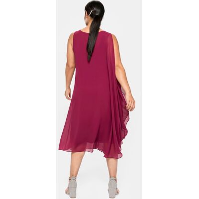 Sheego Feestjurk - Elegant Lila Cocktailjurk Sheego Feestjurk - Elegant Lila Cocktailjurk