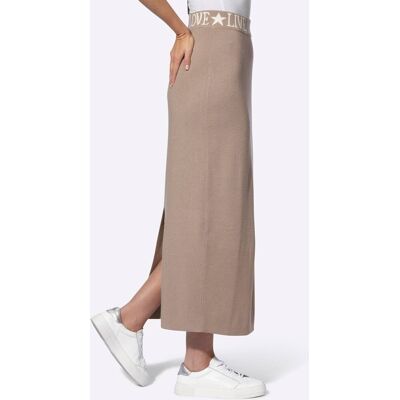 Tricot rok 34 sesam Dames Tricot rok 34 sesam Dames