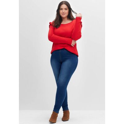 Jeansjegging 40 blue denim + dark blue denim Dames Jeansjegging 40 blue denim + dark blue denim Dames