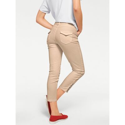 Heine 7/8 Beige Skinny Broek - Broek Heine 7/8 Beige Skinny Broek - Broek