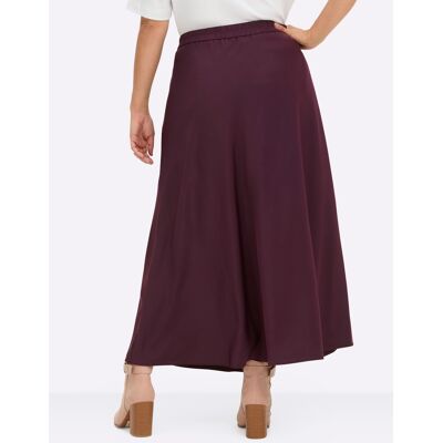 Rok van satijn 40 bordeaux Dames Rok van satijn 40 bordeaux Dames