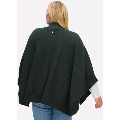 Gebreide poncho 40-46 mos gemêleerd Dames Gebreide poncho 40-46 mos gemêleerd Dames