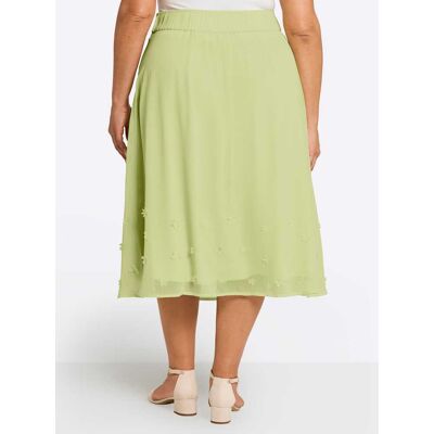 Chiffon rok 40 pistache Dames Chiffon rok 40 pistache Dames