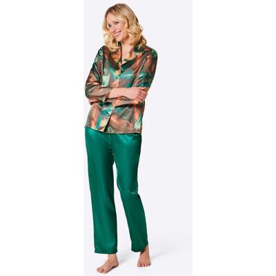 Pyjama 36/38 appel/oranje bedrukt Dames Pyjama 36/38 appel/oranje bedrukt Dames
