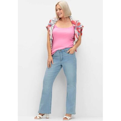 Spaghettitop 40 floral pink Dames Spaghettitop 40 floral pink Dames