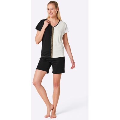 Shortama 36/38 ecru/zwart Dames Shortama 36/38 ecru/zwart Dames