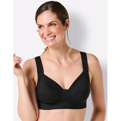 Comfortbeha zonder beugel 100A zwart Dames Comfortbeha zonder beugel 100A zwart Dames