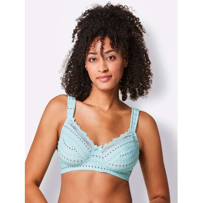 Comfortbeha zonder beugel 100B mint geprint Dames Comfortbeha zonder beugel 100B mint geprint Dames