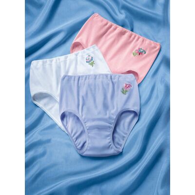 Slip 38 wit/lila/roze Dames Slip 38 wit/lila/roze Dames