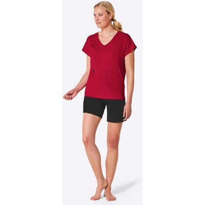 Shortama 36/38 rood/zwart Dames Shortama 36/38 rood/zwart Dames