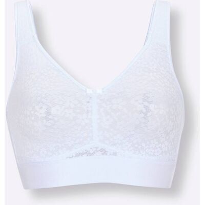 Comfortbeha zonder beugel 100A wit Dames Comfortbeha zonder beugel 100A wit Dames