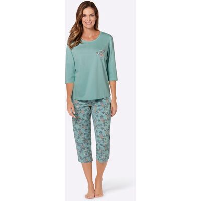 Pyjama's 36/38 lindegroen + bleu Dames Pyjama's 36/38 lindegroen + bleu Dames