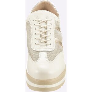 Veterschoen 35 crème/goudkleur Dames Veterschoen 35 crème/goudkleur Dames