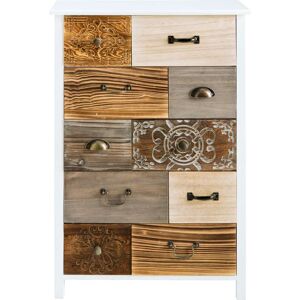 HEINE HOME Dressoir - 65x94x30cm - Bruin/Wit - Hout/MDF HEINE HOME Dressoir - 65x94x30cm - Bruin/Wit - Hout/MDF