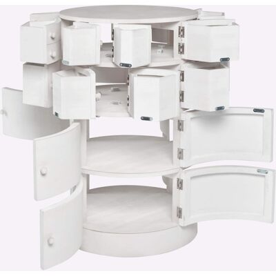 Commode H/b/d ca. 80/50/50 cm wit unisex Commode H/b/d ca. 80/50/50 cm wit unisex
