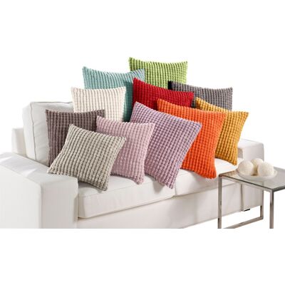 Braun 40x40cm Kussenhoes - Effen, Rits, 2 Stuks Braun 40x40cm Kussenhoes - Effen, Rits, 2 Stuks